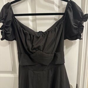Elegant Black Romper Size XL